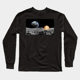 Houston, We Have A Bitcoin Long Sleeve T-Shirt